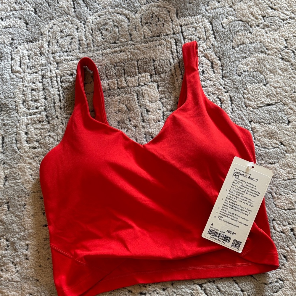 lululemon athletica Red Bra